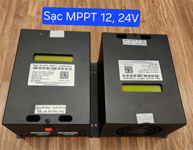 Sạc MPPT 12,24V-40A