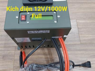 Kích điện Inverter Sin chuẩn 12V/1000W (FULL 1000W)